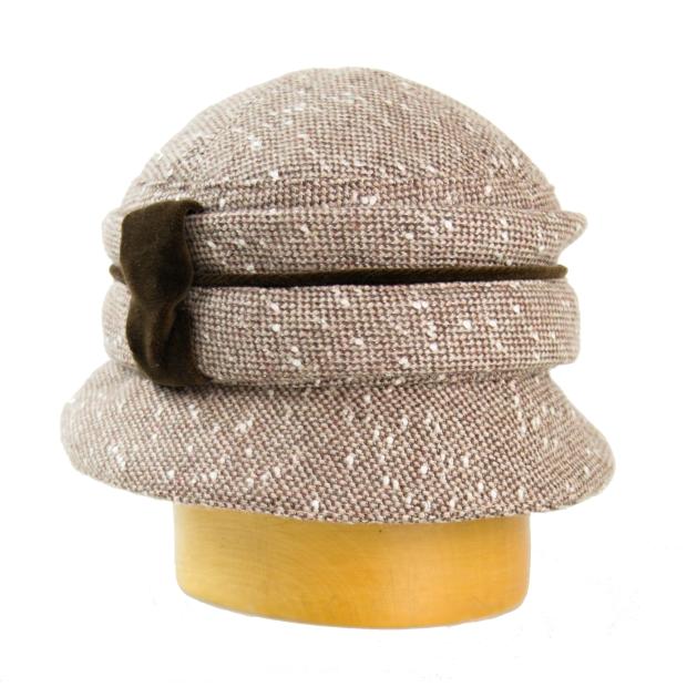 Dámsky klobúk s rovnou hlavou 55-56