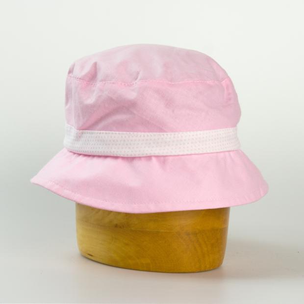 Dievčenské bavlnený klobúk s rovnou hlavou