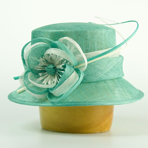 Modelový klobúk sinamay - originál